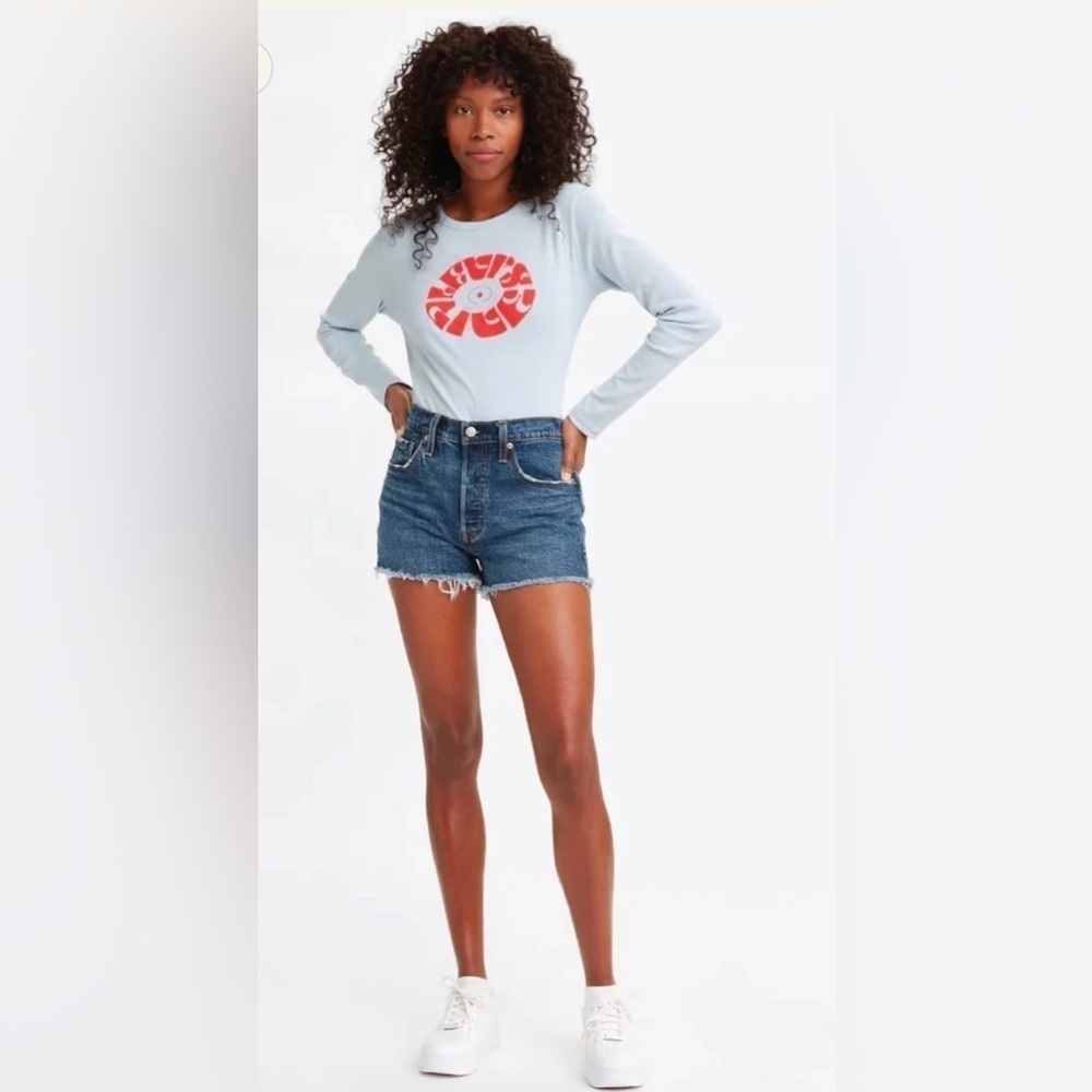 🆕Levi’s Premium - 501 Original fit high rise shorts